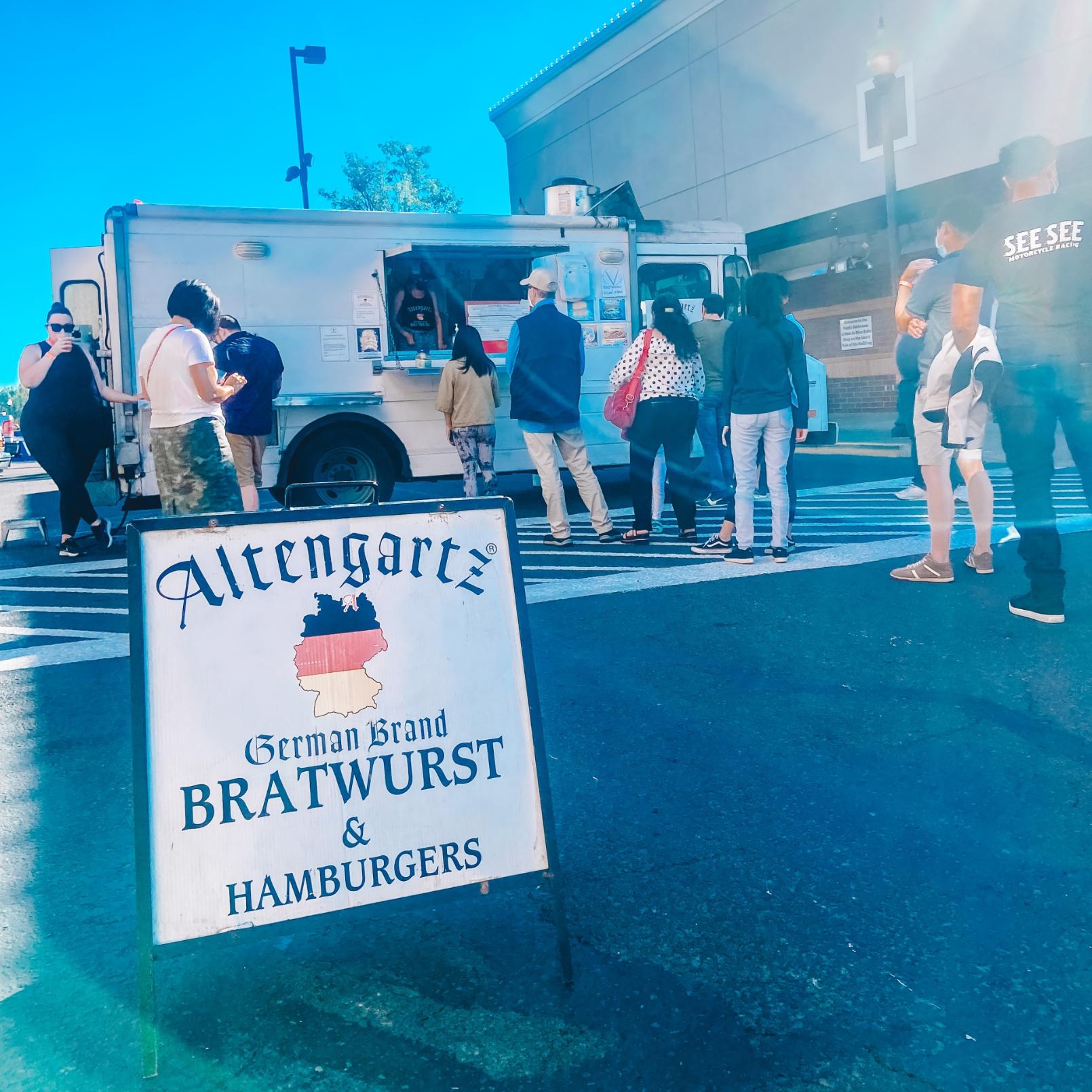 Food trucks at Bethany Village Oktoberfest in Portland Oregon